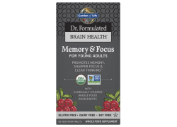 GARDEN OF LIFE Memory & Focus for Young Adults (60 tabl.)