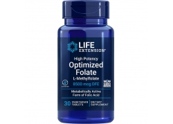 LIFE EXTENSION Folian - High Potency Optimized Folate (30 tabl.)
