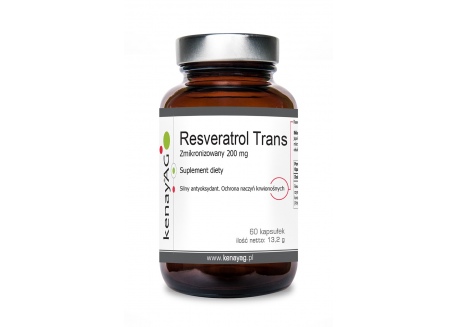 KENAY Zmikronizowany Resveratrol 200 mg (60 kaps.)